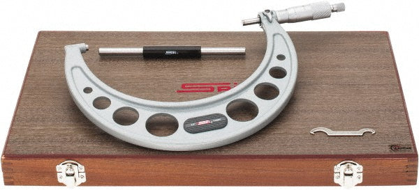 SPI CMS160622031 SPI Mechanical Outside Micrometer: 7" Range, 0.0001" Graduation (CMS160622031)