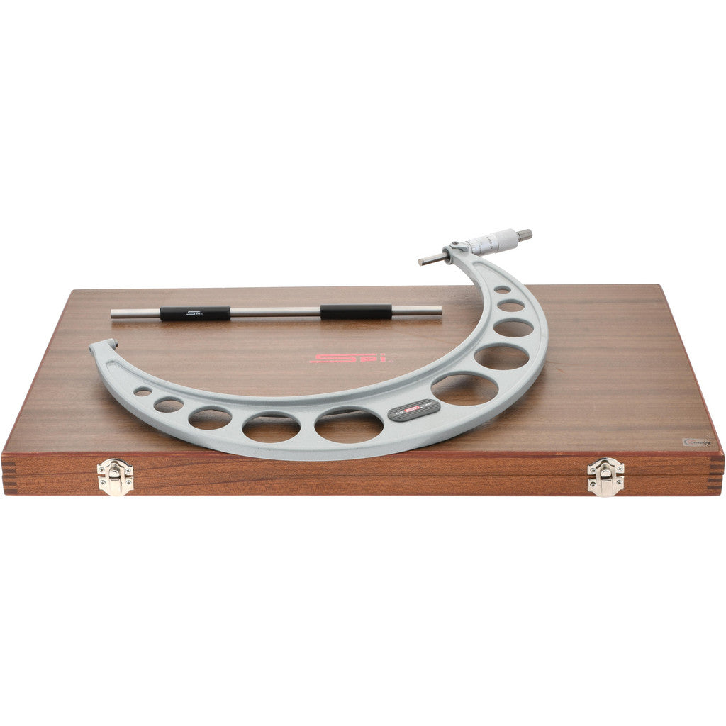 SPI CMS160622036 SPI Mechanical Outside Micrometer: 12" Max, 0.000100" Graduation (CMS160622036)