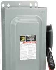 Square D Safety Switches H362AWK - Switch Fusible Hd 600V 60A 3P NEMA12 (430493)