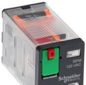 Square D Relays RPM22F7 - power plug-in relay - Zelio RPM - 2 C/O - 120 V (433723)