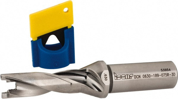 Iscar 3202803 Iscar Replaceable-Tip Drill: 0.6300" to 0.6650", 1.8900" Max Depth (3202803)