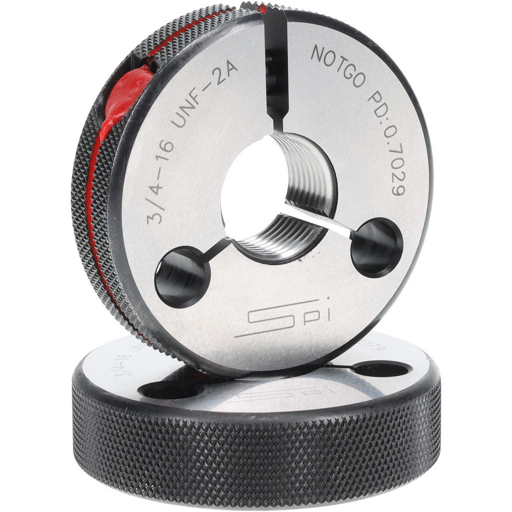 SPI 23-195-1 SPI Thread Ring Gage: 3/4-16 Thread, UNF, 2A Class of Fit, Go & No Go (23-195-1)