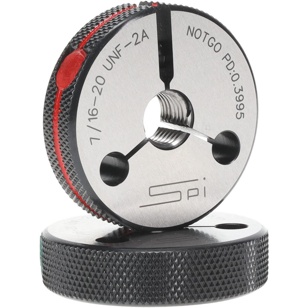 SPI 23-171-2 SPI Thread Ring Gage: 7/16-20 Thread, UNF, 2A Class of Fit, Go & No Go (23-171-2)