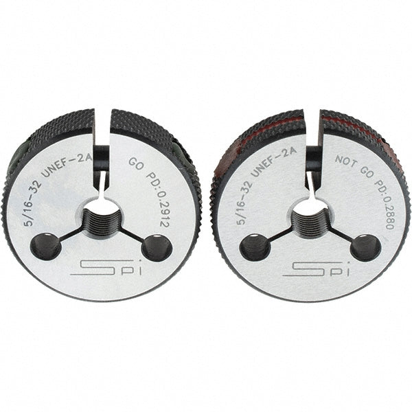 SPI 23-161-3 SPI Thread Ring Gage: 5/16-32 Thread, UNS, 2A Class of Fit, Go & No Go (23-161-3)