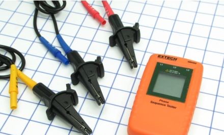 Extech Instruments Phase Rotation Testers 480400 - PHASE ROTATION METER (480400)