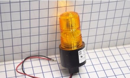 Tomar Electronics Visual Signaling Devices 490S-1280-A - Strobe, Amb, 12-80VDC, 1/2in. Female Thread (490S-1280-A)