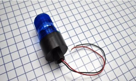 Tomar Electronics Visual Signaling Devices 490S-1280T-B - Blue, 12-80 VDC Hazardous location (490S-1280T-B)