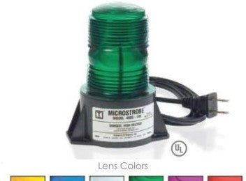 Tomar Electronics Visual Signaling Devices 490S-240-C - Clear, 240VAC 1/2in. Pipe mount - AC (490S-240-C)