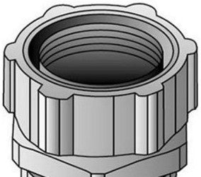 O-Z Gedney Fittings 4Q400 - 4 In Str Conn Lfmc (4Q400)