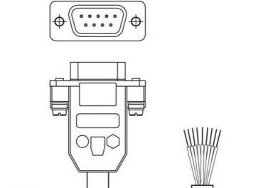 Leuze Panel & Computer Interface Cables 50035421 - KB 021 Z, Interconnection cable (50035421)