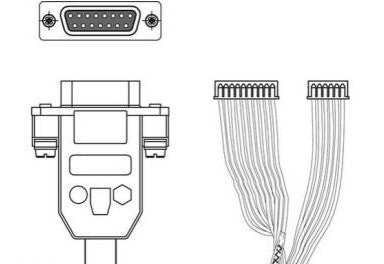 Leuze Cordsets 50103621 - KB 031-1000, Interconnection cable (50103621)