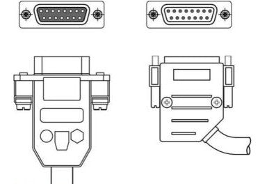 Leuze Panel & Computer Interface Cables 50104025 - KB 031-2000-01, Interconnection cable (50104025)