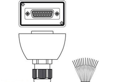Leuze Panel & Computer Interface Cables 50108138 - KB-ROD4-CP-5000, Connection cable (50108138)