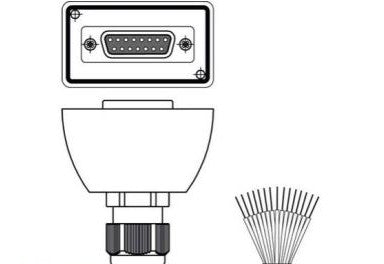 Leuze Panel & Computer Interface Cables 50108139 - KB-ROD4-CP-10000, Connection cable (50108139)