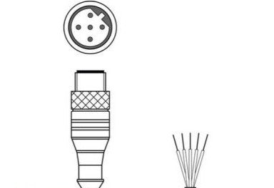 Leuze Cordsets 50108601 - KB IBS-30000-SA, Interconnection cable (50108601)