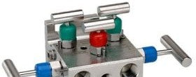 NOSHOK Valves - Hydraulic & Pneumatic 5130-FFC - 5 Valve Manifold, Soft Seat, 1/2 NPT Female x (5130-FFC)