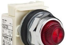 Square D Switches 9001KP35R31 - Pilot Light 28V 30mm Type K +Options (533413)