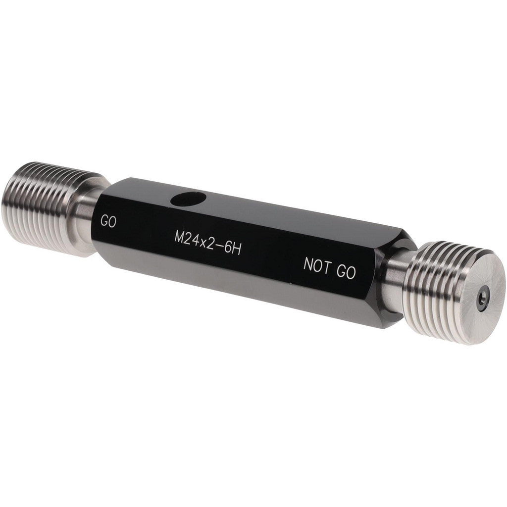 SPI 37-205-2 SPI Thread Plug Gage: M24x2, Class 6H, Double End, Go/No Go (37-205-2)