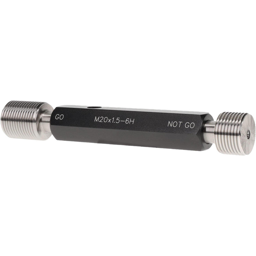 SPI 37-202-9 SPI Thread Plug Gage: M20x1.5, Class 6H, Double End, Go/No Go (37-202-9)