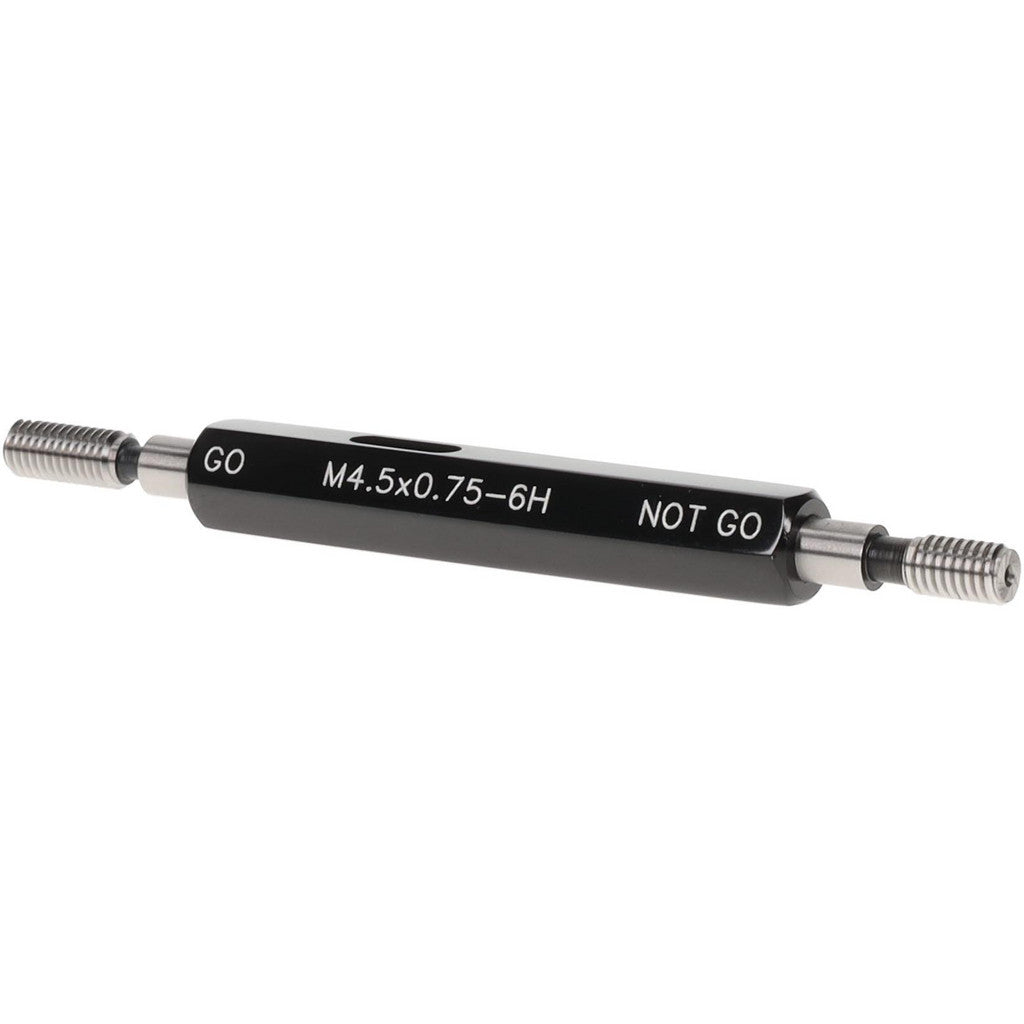 SPI 37-186-4 SPI Thread Plug Gage: M4.5x0.75, Class 6H, Double End, Go/No Go (37-186-4)