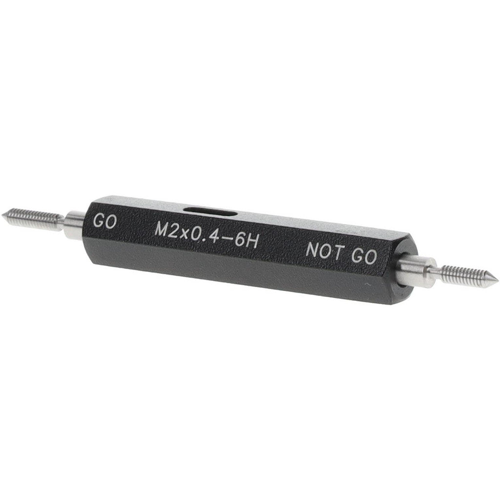 SPI 37-180-7 SPI Thread Plug Gage: M2x0.4, Class 6H, Double End, Go/No Go (37-180-7)