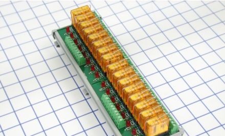 Altech DIN Rail Interface Modules 5514.2 - RMB1U16 16chan Relay Mod. [1] SPDT, Bussed, 110VAC (5514.2)