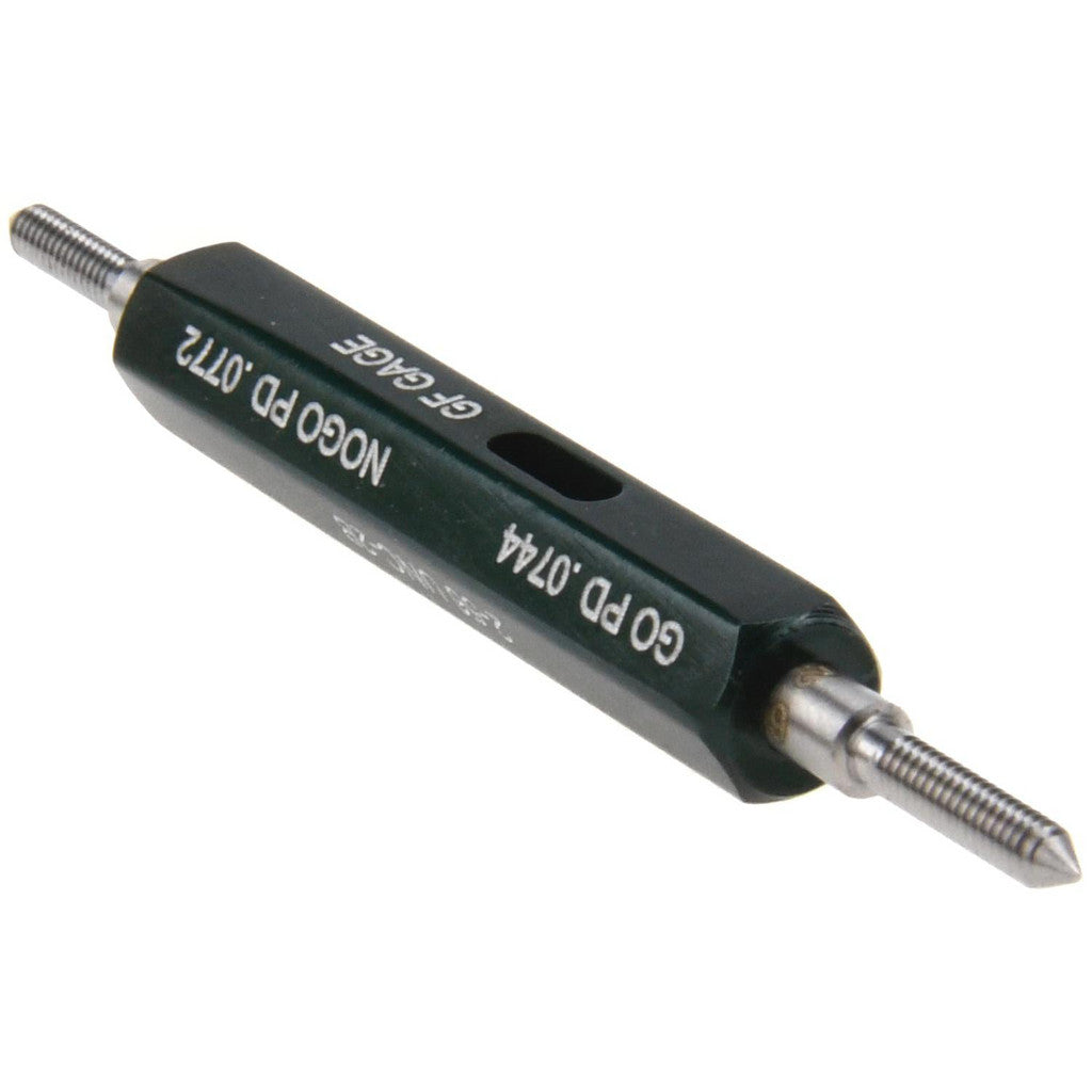 GF Gage W0086562BS GF Gage Thread Plug Gage: #2-56, Class 2B, Double End, Go/No Go (W0086562BS)