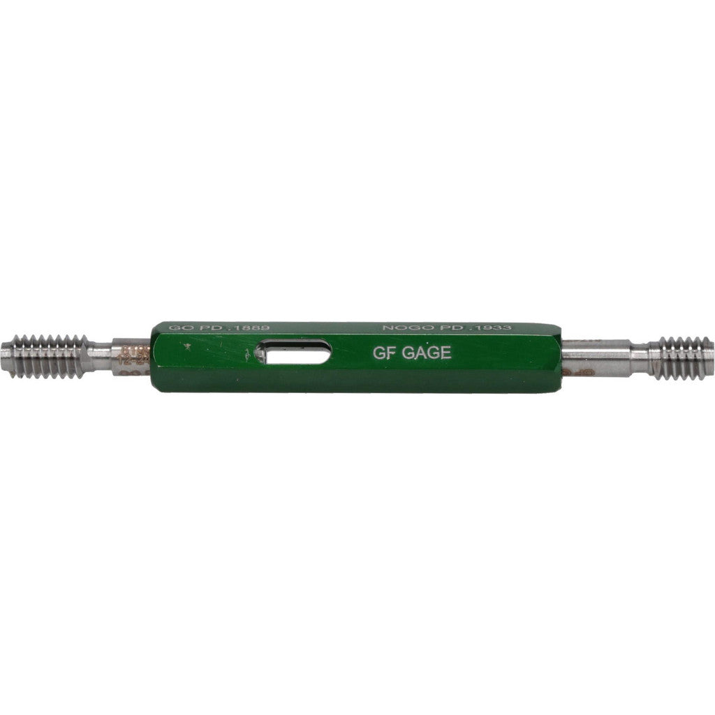 GF Gage W0216242BS GF Gage Thread Plug Gage: #12-24, Class 2B, Double End, Go/No Go (W0216242BS)