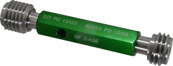 GF Gage W1125072BS GF Gage Thread Plug Gage: 1-1/8-7, Class 2B, Double End, Go/No Go (W1125072BS)