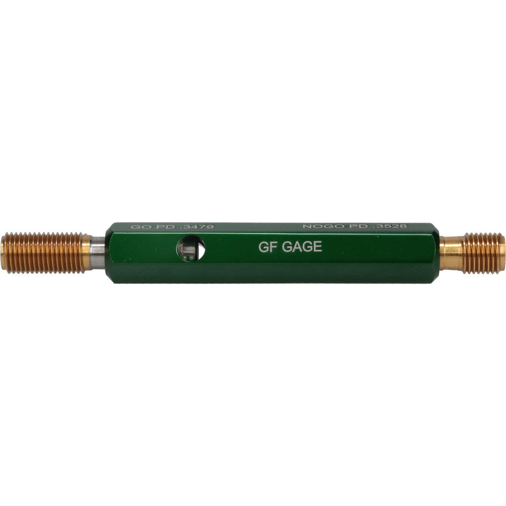 GF Gage W0375242BSTIN GF Gage Thread Plug Gage: 3/8-24, Class 2B, Double End, Go/No Go (W0375242BSTIN)