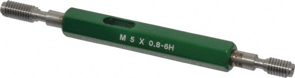 GF Gage W0500806HS GF Gage Thread Plug Gage: M5x0.8, Class 6H, Double End, Go/No Go (W0500806HS)