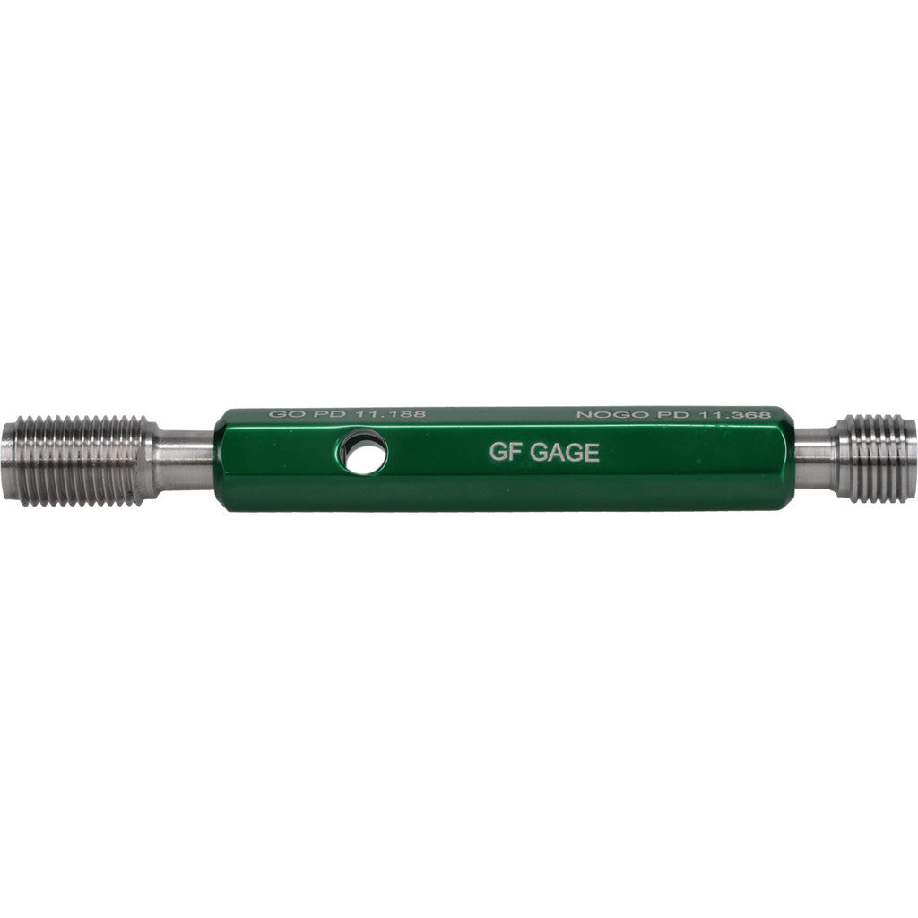 GF Gage W1201256HS GF Gage Thread Plug Gage: M12x1.25, Class 6H, Double End, Go/No Go (W1201256HS)