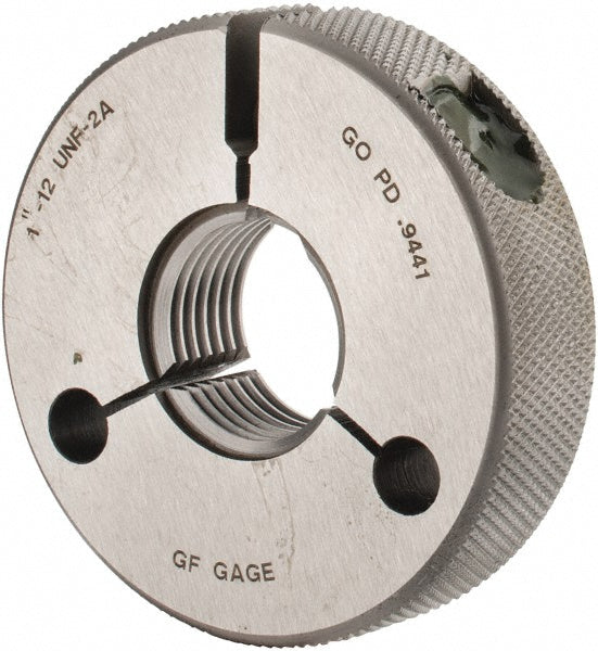 GF Gage R1000122AGK GF Gage Thread Ring Gage: 1-12 Thread, UNF, 2A Class of Fit, Go (R1000122AGK)