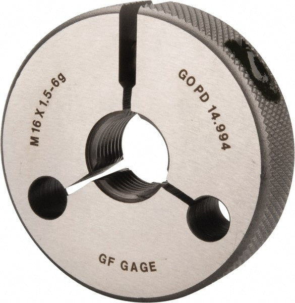 GF Gage R1601506GS GF Gage Thread Ring Gage: M16x1.5 Thread, Metric, 6G Class of Fit (R1601506GS)