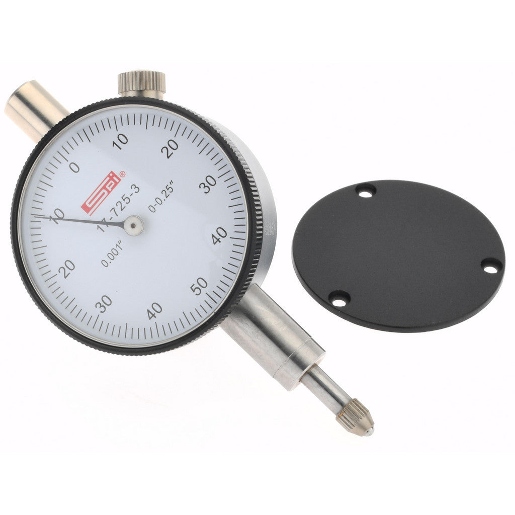 SPI CMS160725060 SPI Dial Drop Indicator: 0" to 1/4" Range, 0-50-0 Dial Reading (CMS160725060)
