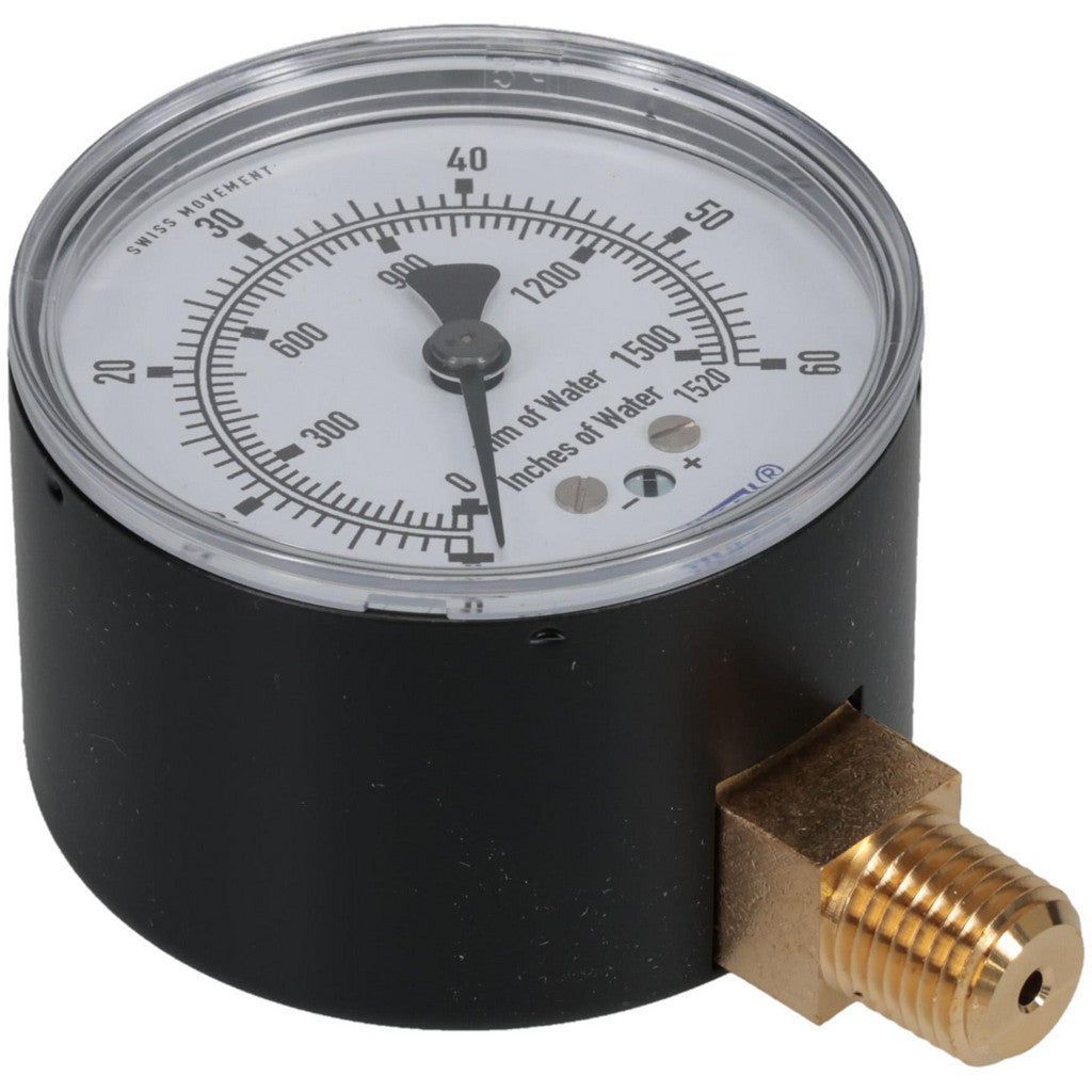 Wika 9851704 Wika Pressure Gauge: 2-1/2" Dial Dia, 0 Min psi, 1500 Max psi, 1/4" (9851704)
