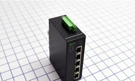 Murrelektronik Ethernet Switches 58190 - 5 Port unmanaged Gigabit Switch 4 PoE Ports IP20 (58190)