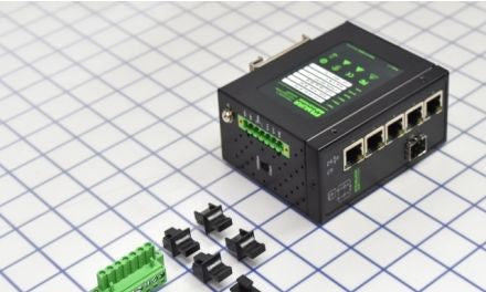Murrelektronik Ethernet Switches 58191 - 6 Port unmanaged Gigabit Switch 4 PoE Ports IP20 (58191)