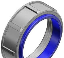 Thomas & Betts Bushings 587 - 6 Inch Insulated Bushing, Malleable Iron, Blue (587)
