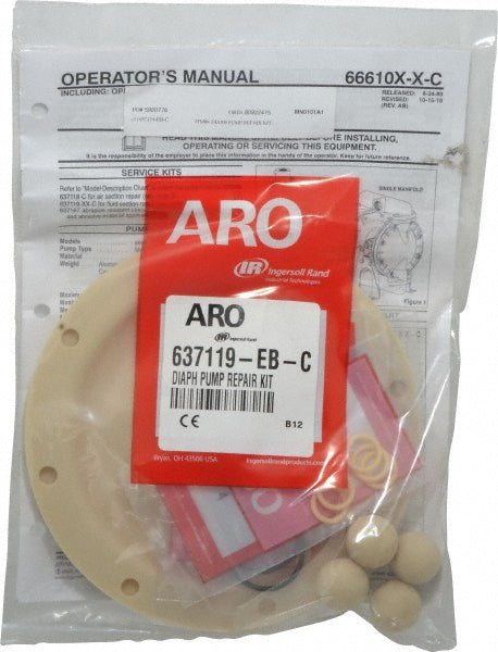 ARO/Ingersoll-Rand 637119-EB-C ARO/Ingersoll-Rand Diaphragm Pump Fluid Section Repair Kit (637119-EB-C)