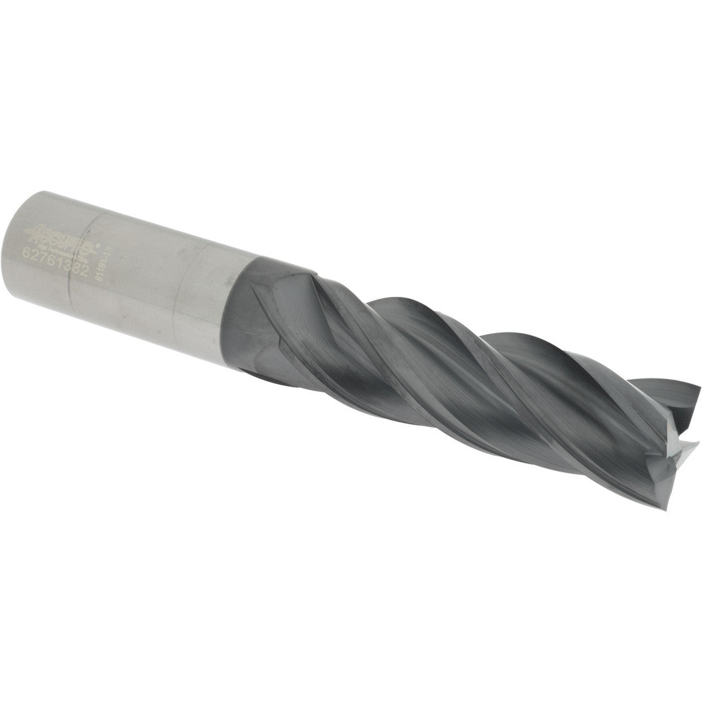 Accupro 95168620 Accupro Square End Mill: 1" Dia, 3-1/4" LOC (95168620)
