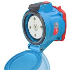 Meltric Plugs & Receptacles 63-64047 - Receptacle, 60A, 277/480V, 3P+N+G, Poly, DSN60 (63-64047)