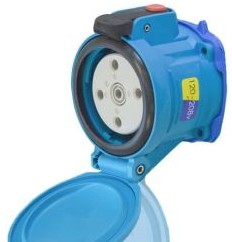 Meltric Plugs & Receptacles 63-64167 - Receptacle, 60A, 120/208V, 3P+N+G, Poly, DSN60 (63-64167)