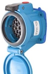 Meltric Plugs & Receptacles 63-B4002 - DSN24 Multi-Pin Receptacle (Female), 15P+G (63-B4002)