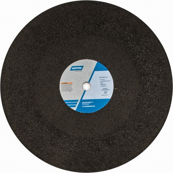 Norton 69078627993 Norton Cut-Off Wheel: Type 1 (01/41), 20 Dia, 3/16" Thick, 1" (69078627993)