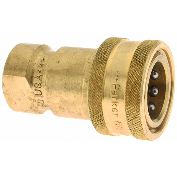 Parker PQ-00014 Parker Hydraulic Hose Coupler: 8 Hose Size, 3500 psi - Pack of 2 (PQ-00014)