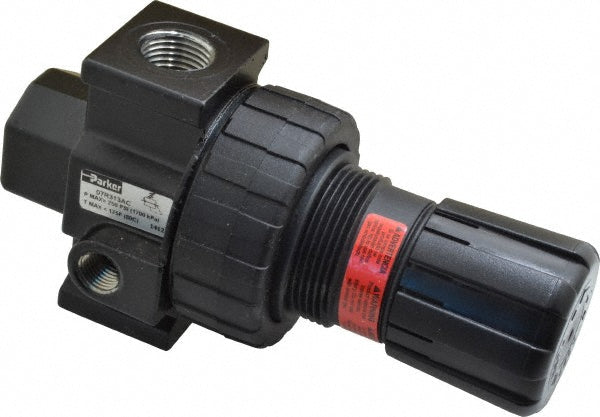 Parker 07R313AC Parker Compressed Air Regulator: 1/2" NPT, 250 Max psi, Standard (07R313AC)