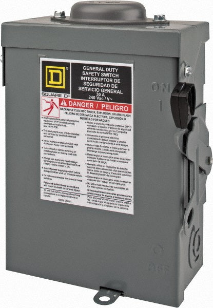 Square D DU321RB Square D Safety Switch: NEMA 3R, 30 Amp, 240V (DU321RB)