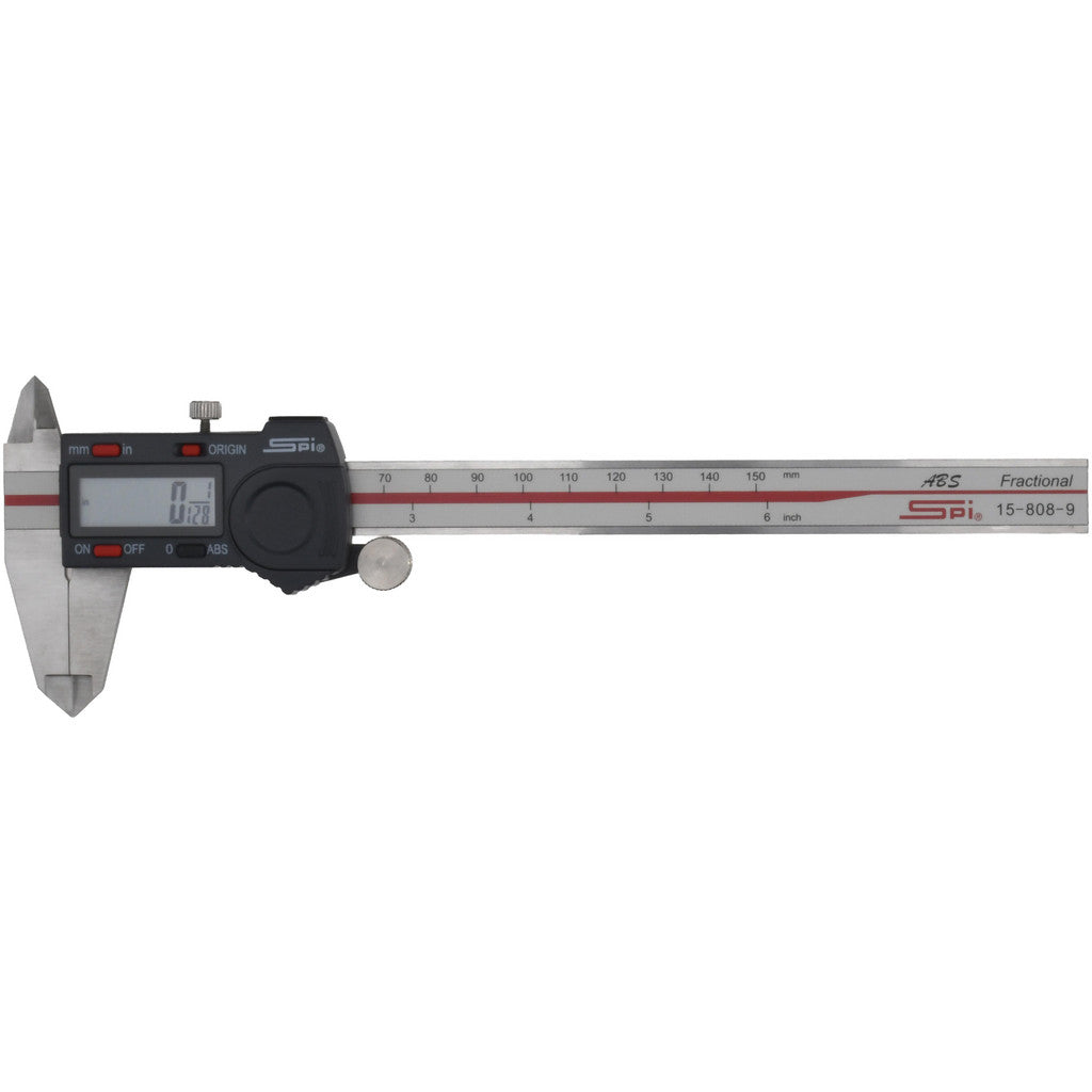 SPI CMS141014003 SPI Electronic Caliper: 150.00 mm/6", ±0.0100 mm/±0.0005" (CMS141014003)