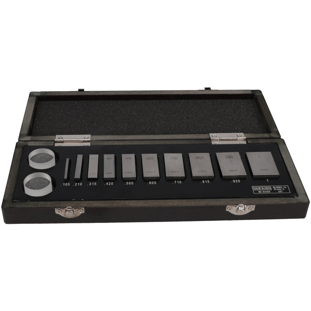 SPI 11-342-3 SPI Gage Block Set: 0.1050 to 1", 10 Pc, 0 Grade, Steel (11-342-3)
